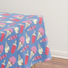 Grafisches Eis und Popsicles-Tischdecken Tischdecke