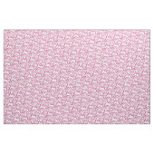 Grafisches Elefantenumarmungs-Pink-Muster Stoff (Fat Quarter (45,7 x 55,9 cm))