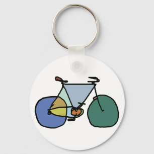 grafisches Fahrrad . Fahrrad . Bike-Thema Schlüsselanhänger