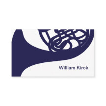 Grafisches französisches Horn und Trumpet