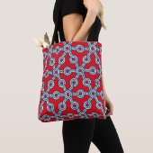 grafisches Gitter nahtloses Muster mit Hexagons gr Tasche (Von Nahem)