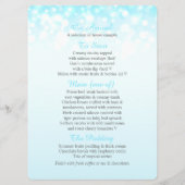 Grafisches Hochzeitsmenü in Grau Menükarte (Rückseite)