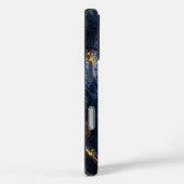 Grafisches Holzdesign Case-Mate iPhone Hülle (Rückseite / Rechts)