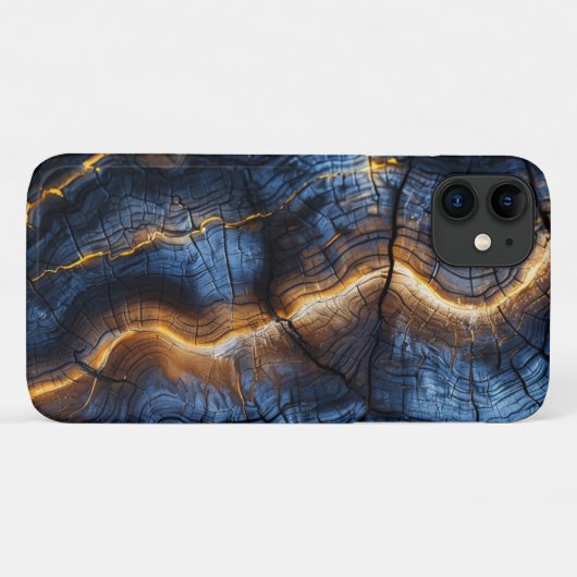 Grafisches Holzdesign Case-Mate iPhone Hülle (Rückseite (Horizontal))