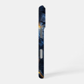 Grafisches Holzdesign iPhone Hülle (Rechte Seite)