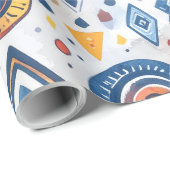 Grafisches Motiv Geschenkpapier (Rolleneckpunkt)