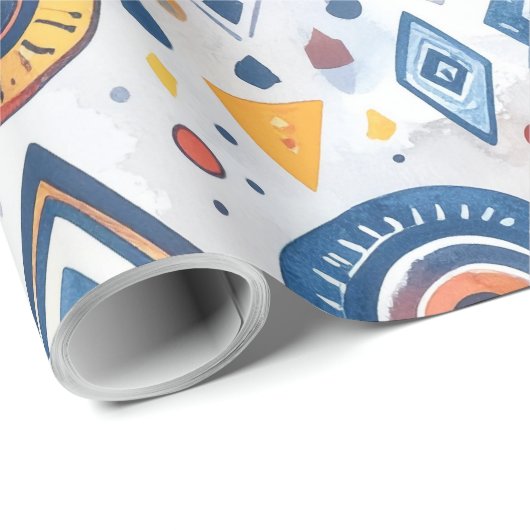 Grafisches Motiv Geschenkpapier (Rolleneckpunkt)