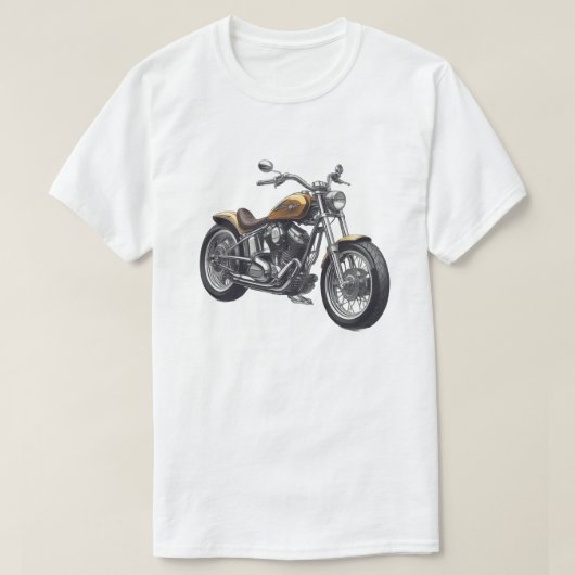 Grafisches Motorrad 1 T-Shirt (Design vorne)