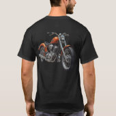 Grafisches Motorrad 3 T-Shirt (Rückseite)