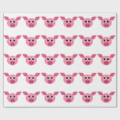 GRAFISCHES SCHWEIN-MUSTER DIGITALS GESCHENKPAPIER (Flach)