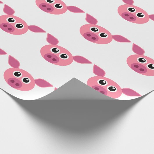 GRAFISCHES SCHWEIN-MUSTER DIGITALS GESCHENKPAPIER (Ecke)