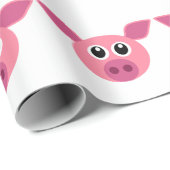 GRAFISCHES SCHWEIN-MUSTER DIGITALS GESCHENKPAPIER (Rolleneckpunkt)