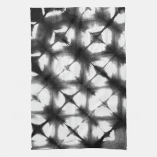 Grafisches Shibori I Küchentuch