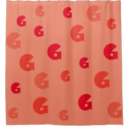 Grafisches Symbol Ihr Anfangsmuster auf Duschvorhang