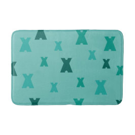 Grafisches Symbol Ihr erstes Muster auf einer beli Badematte