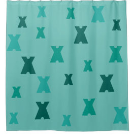 Grafisches Symbol Ihr erstes Muster auf einer beli Duschvorhang