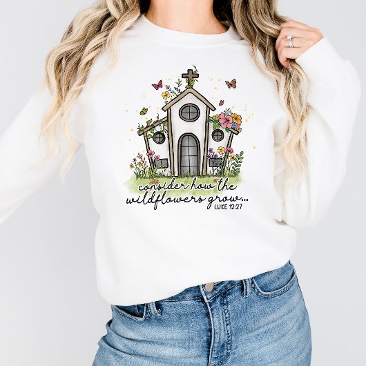 Grafisches T-Shirt für weibliche Christliche Sweat Sweatshirt