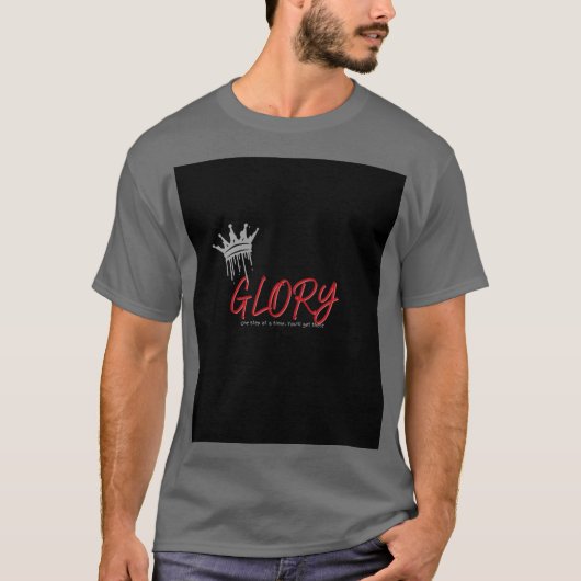 Grafisches T-Shirt mit Glory Vibes (Vorderseite)