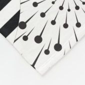 Grafisches Vintage und Illustration mit abstraktem Fleecedecke (Ecke)