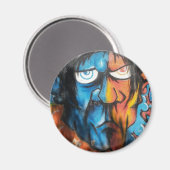 Grafitti Art Magnet (Vorderseite/Rückseite)
