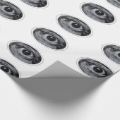 Grafitti Eye Geschenkpapier (Ecke)