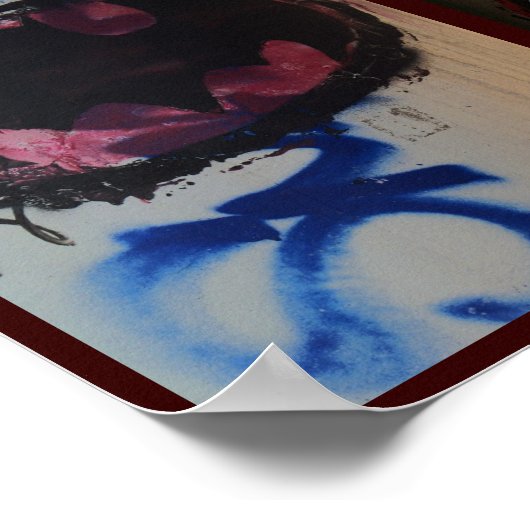 Grafitti-Gesichter Poster (Ecke)