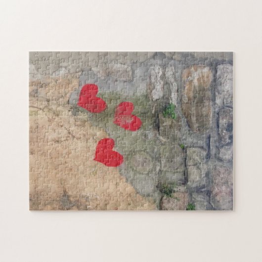 Grafitti Hearts Puzzle (Horizontal)