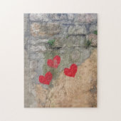 Grafitti Hearts Puzzle (Vertikal)