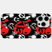 Grafitti LIEBE B. Black BG Case-Mate iPhone Hülle (Rückseite (Horizontal))
