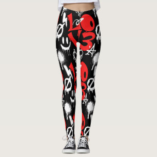 Grafitti LIEBE B. Black BG Leggings