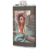 Grafitti Mermaid Flachmann (Links)