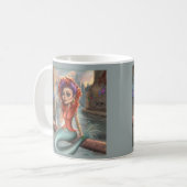 Grafitti Mermaid Kaffeetasse (Vorderseite Links)