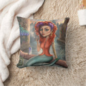 Grafitti Mermaid Kissen (Decke)