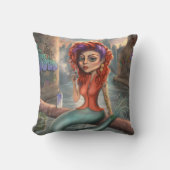 Grafitti Mermaid Kissen (Vorderseite)