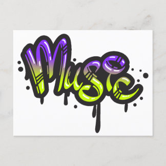Grafitti Postkarte
