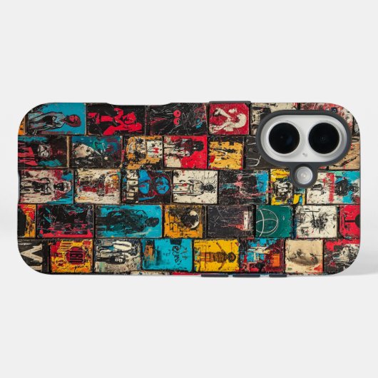 Grafitti Urban Street Art Phone Case (Rückseite (Horizontal))