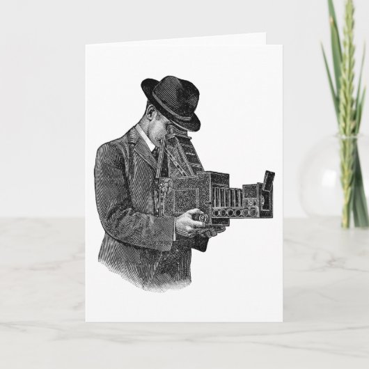 "Graflex Camera" Werbegrusskarte Karte (Vorderseite)