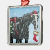 Grafschafts-Weihnachtsverzierung Ornament Aus Metall (Links)