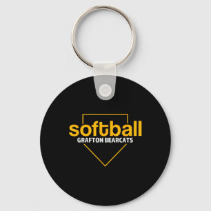 Grafton Bearcats Softball Home Plate  Schlüsselanhänger