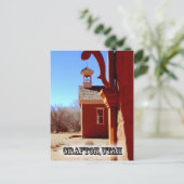 Grafton Ghost Town Postkarte (Stehend Vorderseite)