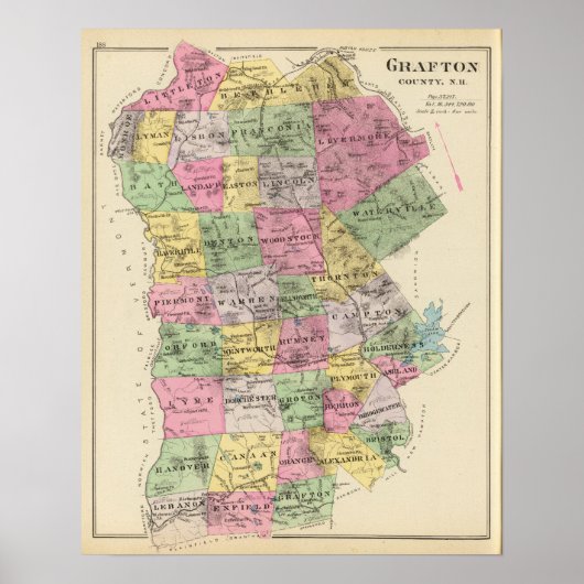 Grafton Landkreis, NH Poster (Vorne)