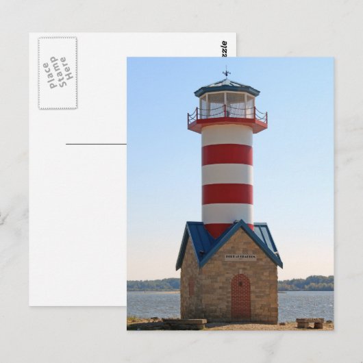 Grafton Lighthouse Postkarte (Vorne/Hinten)