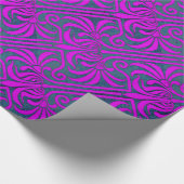 Grafton lila Malachit Geschenkpapier (Ecke)