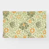 Grafton Pattern (von William Morris) Banner (Horizontal)