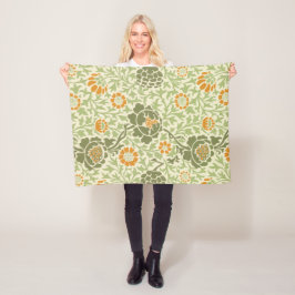 Grafton Pattern (von William Morris) Fleecedecke