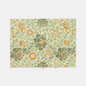 Grafton Pattern (von William Morris) Fleecedecke (Vorderseite (Horizontal))
