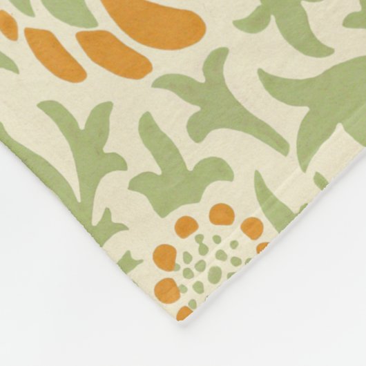 Grafton Pattern (von William Morris) Fleecedecke (Ecke)