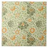 Grafton Pattern (von William Morris) Fliese (Vorderseite)