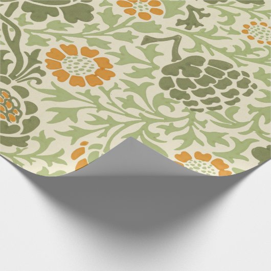 Grafton Pattern (von William Morris) Geschenkpapier (Ecke)