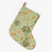 Grafton Pattern (von William Morris) Großer Weihnachtsstrumpf (Vorderansicht (hängend))
